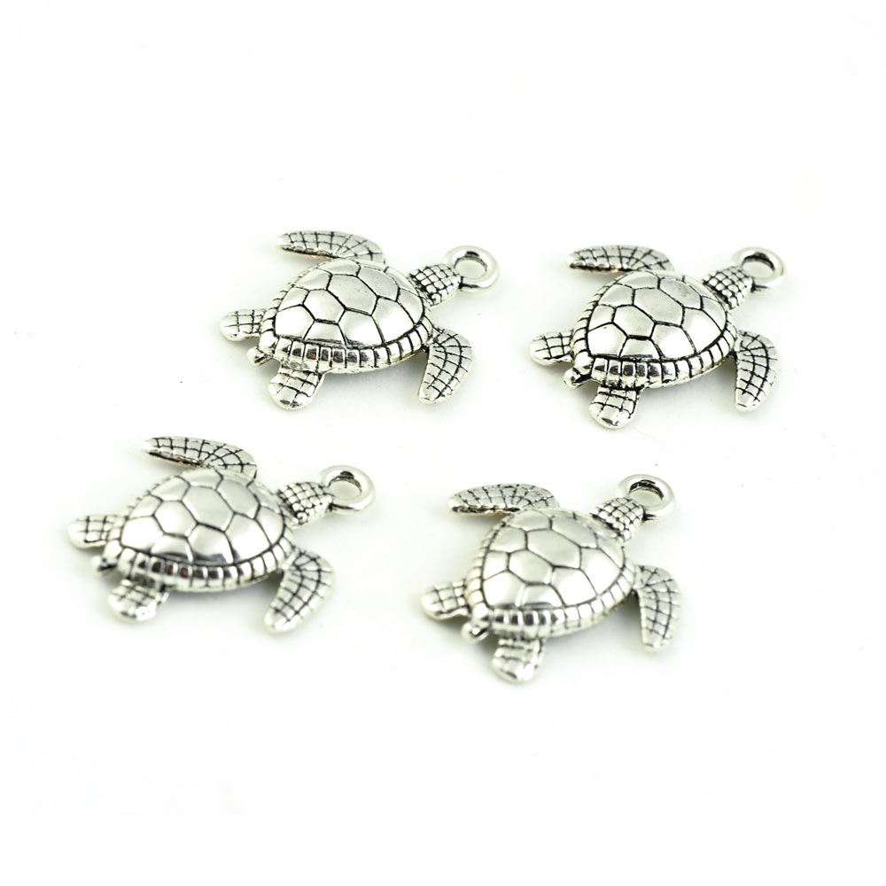 Metal Sea Turtle Charms - Austin Bead Gallery