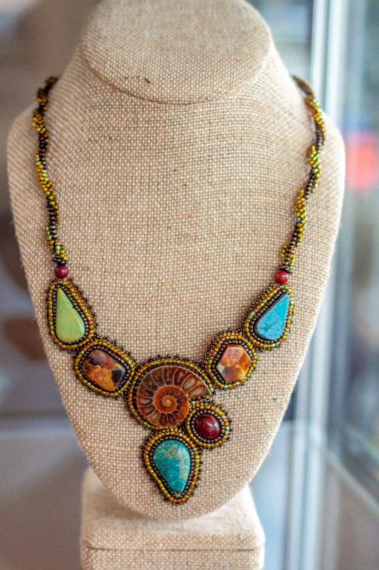 Multi Colored Stone Necklace design Austin