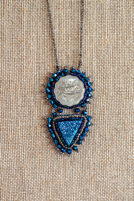 Beaded necklace design Austin